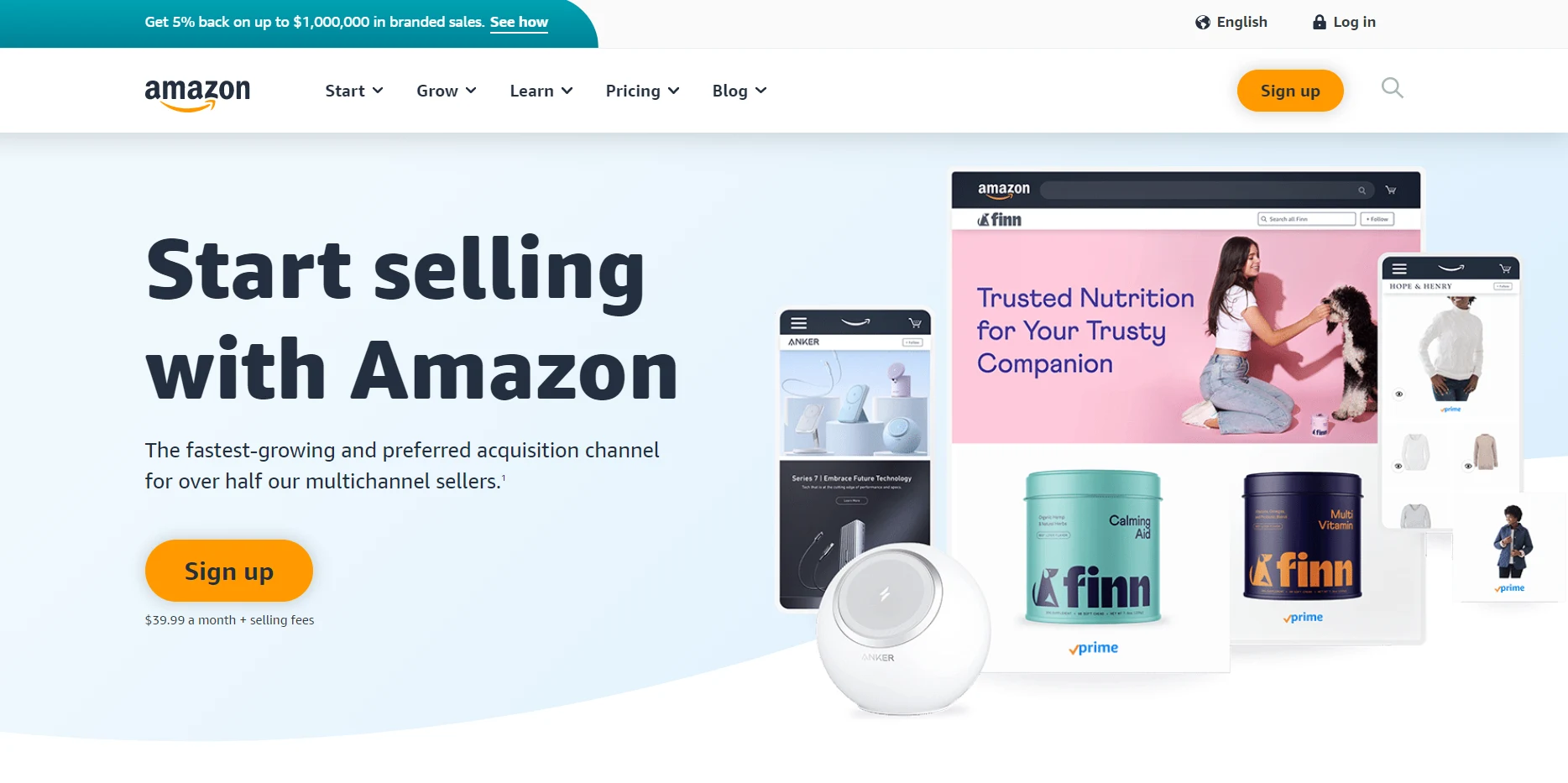 Create an Amazon Professional Seller Account
